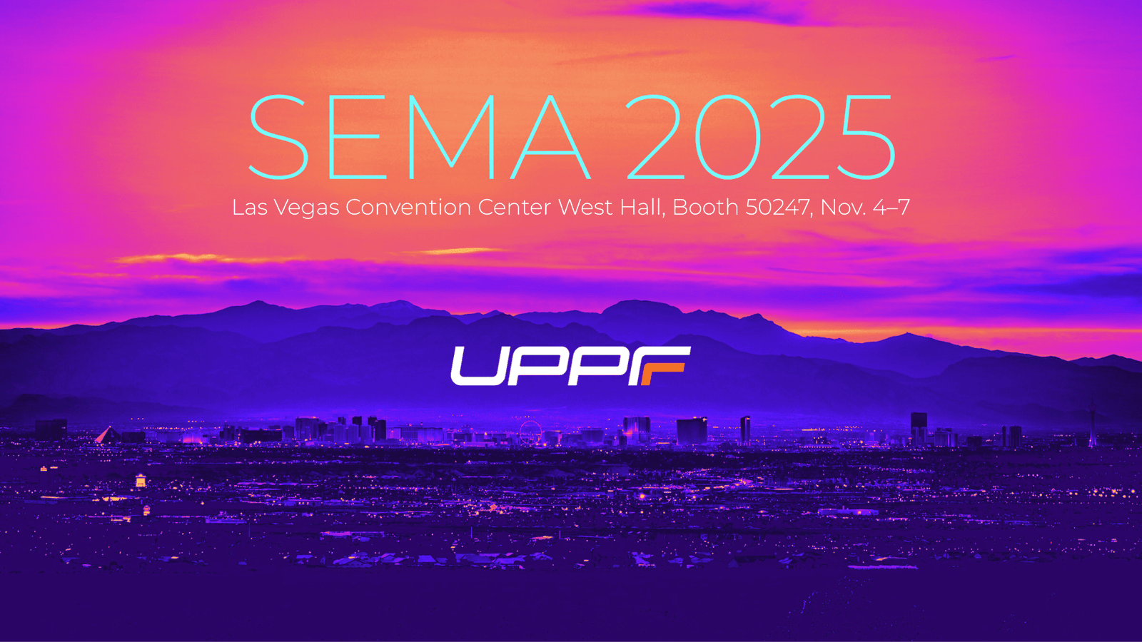 UPPF Unveils New Hammerhead Identity and 77 PPF Colors at SEMA 2025